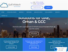 Tablet Screenshot of gulfinfotech.com